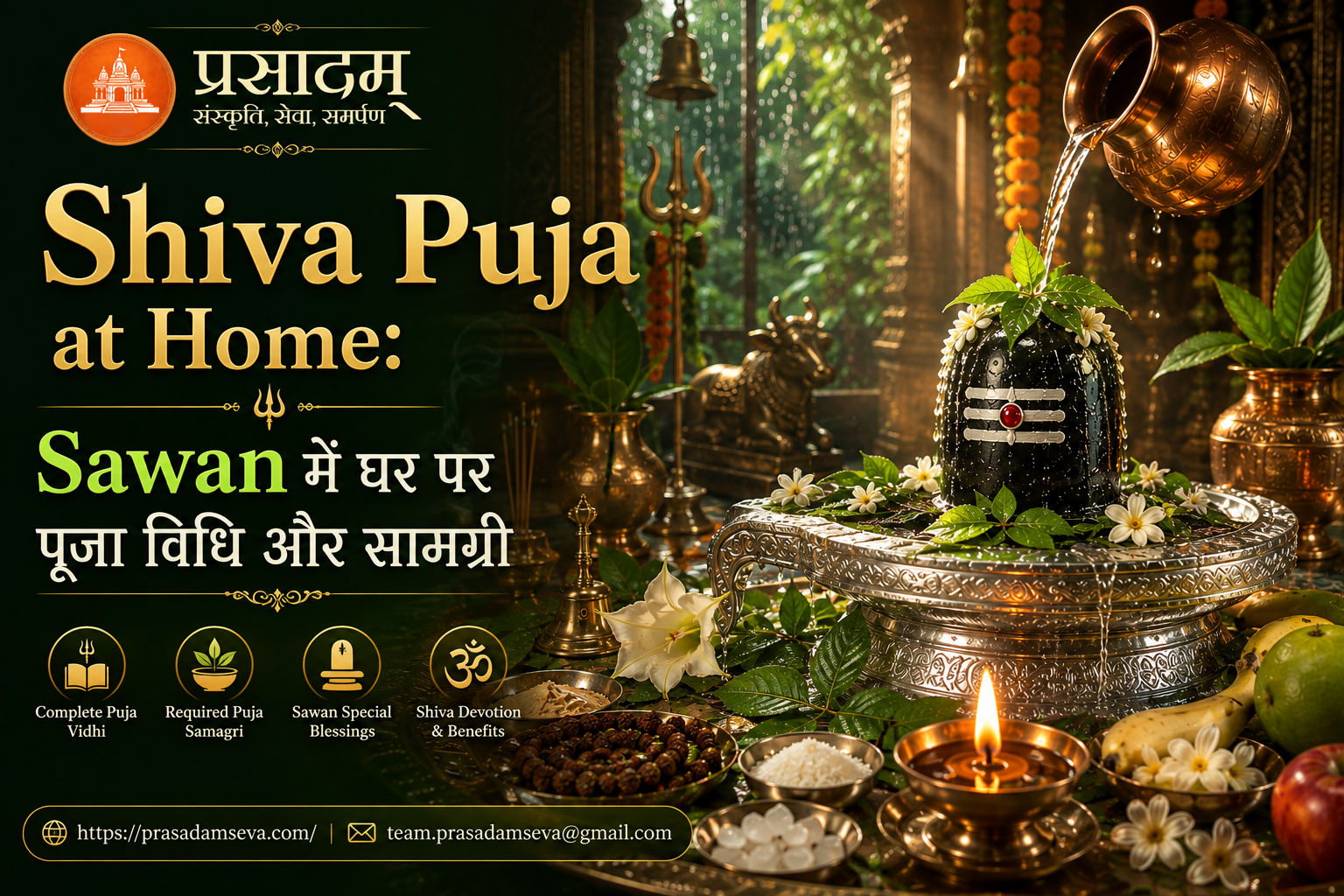 Shiva Puja at Home during Sawan 2026