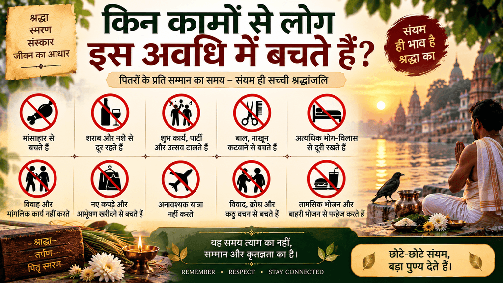 Pitra Paksh किन कामों से लोग इस अवधि में बचते हैं?