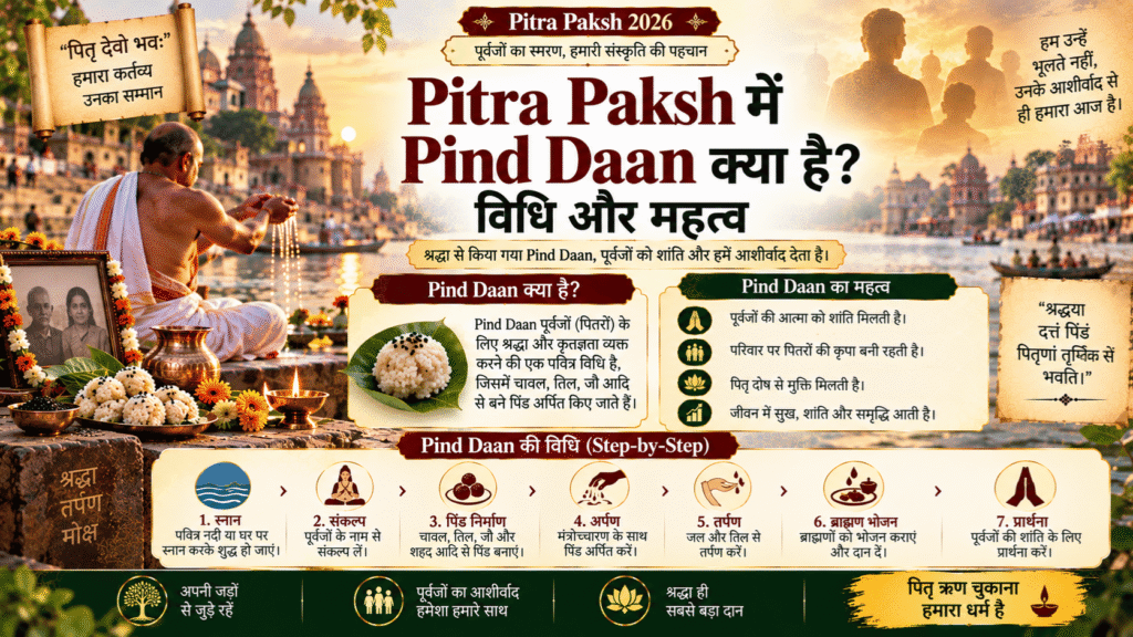 Pitra Paksh में Pind Daan क्या है विधि और महत्व