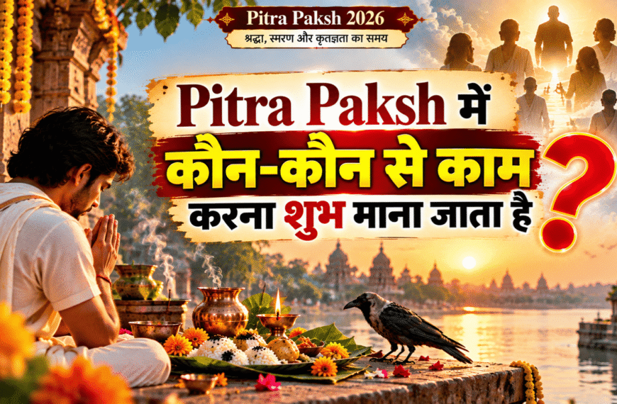 Pitra Paksh में कौन-कौन से काम करना शुभ माना जाता है?