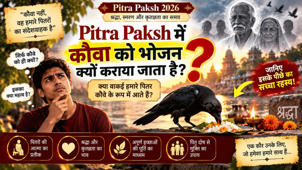 Pitra Paksh में कौवा को भोजन क्यों कराया जाता है?