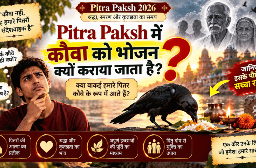 Pitra Paksh में कौवा को भोजन क्यों कराया जाता है?