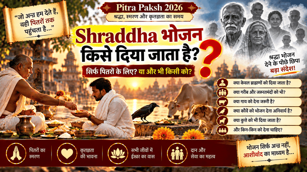 Shraddha भोजन किसे दिया जाता है