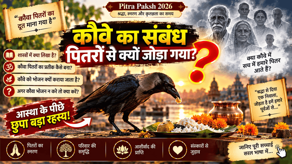 कौवे का संबंध पितरों से क्यों जोड़ा गया?