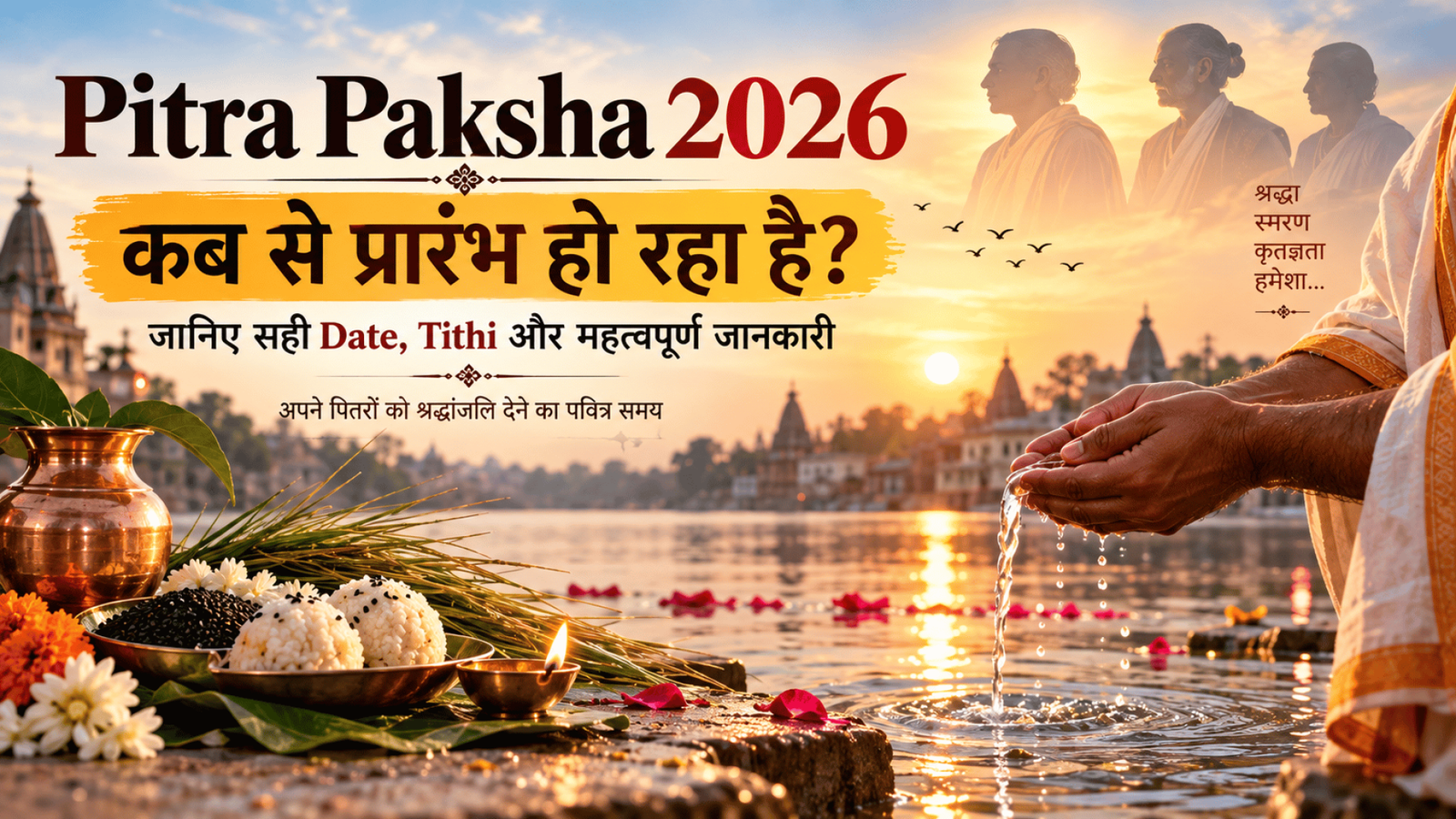 Pitra Paksha 2026 कब प्रारंभ हो रहा है.