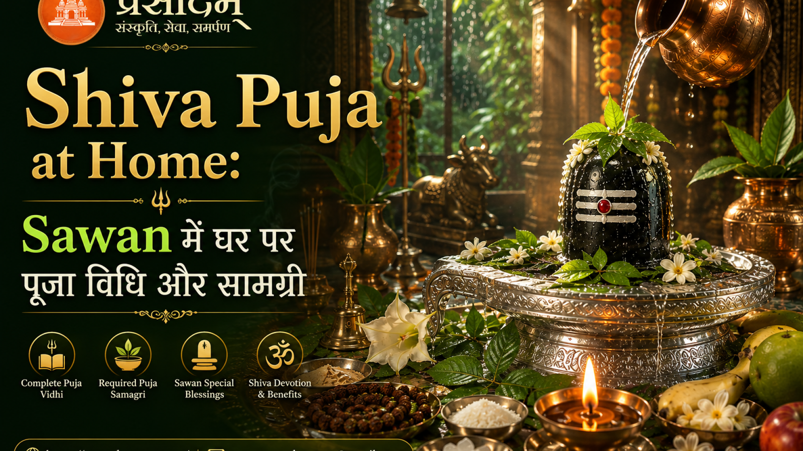 Shiva Puja at Home during Sawan 2026
